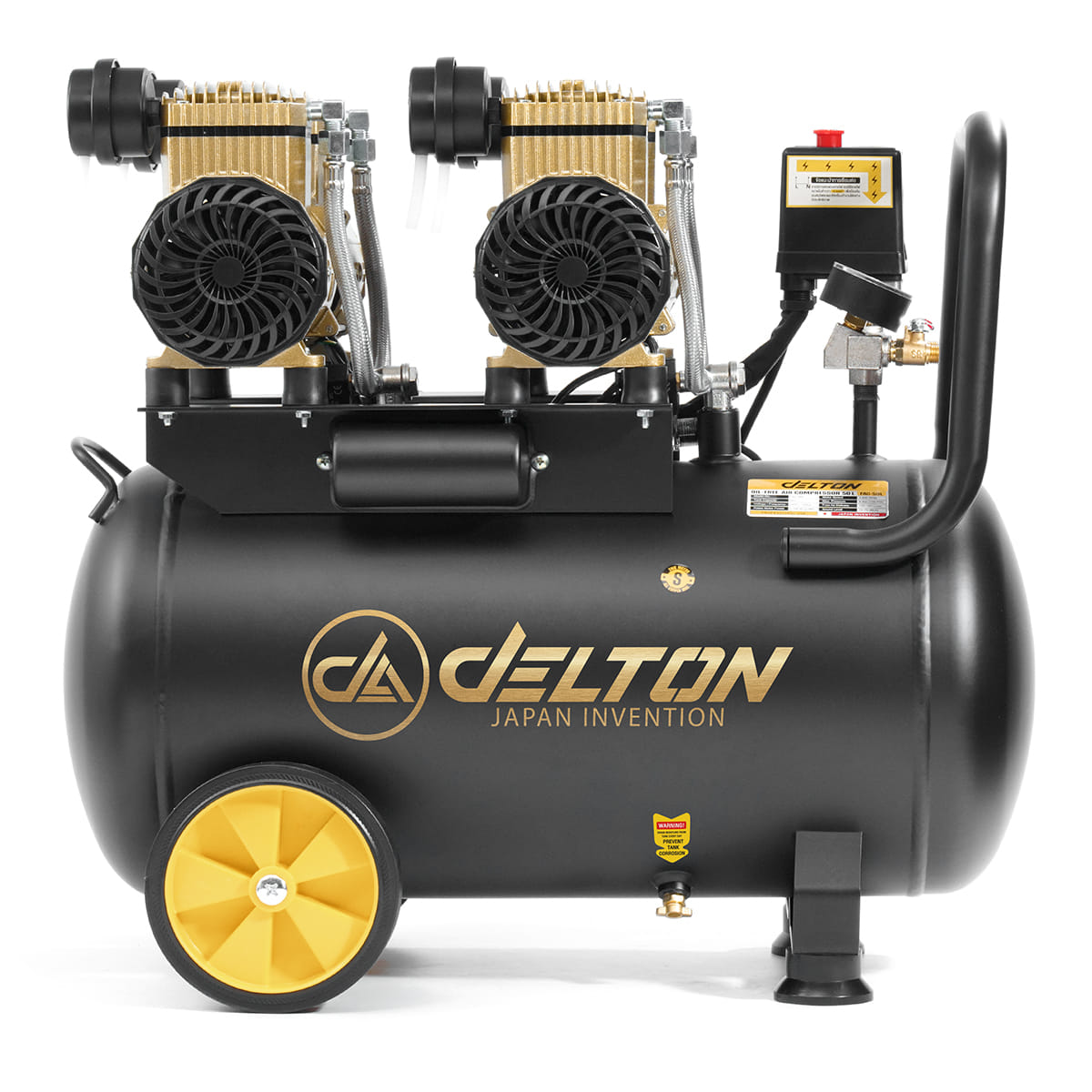 ปั๊มลม OIL FREE DELTON รุ่น FAC-50L 50 ลิตร 1,700 วัตต์_0
